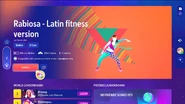 Just Dance 2025 Edition info menu