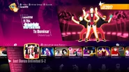 Te Dominar on the Just Dance 2018 menu