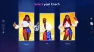 Just Dance 2023 Edition coach selection screen