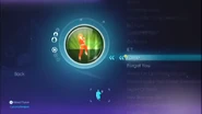 Fame on the Just Dance 3 menu (Xbox 360)