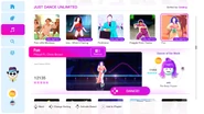Fun on the Just Dance 2019 menu