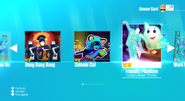 Friendly Phantom on the Just Dance 2019 menu (7th-gen)