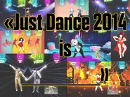 Get Lucky on a Just Dance 2014 fill-in-the-blank promotional image