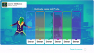 Just Dance 2020 coach selection screen