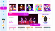Circus on the Just Dance 2019 menu