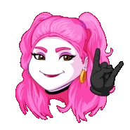 "Rock on" emote