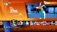 Leila on the Just Dance 2018 menu
