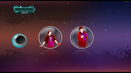 Just Dance 3 coach selection screen (Wii)