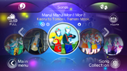 Maru Maru Mori Mori! on the Just Dance Wii 2 menu (translated version)