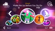 Wake Me Up Before You Go-Go on the Just Dance 2 menu