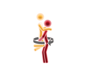 Pictogram error 2 (P2’s left hand blends with P1’s right shoulder)