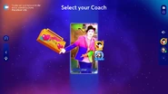 Just Dance 2025 Edition coach selection screen