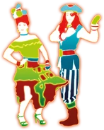 The album coach, as seen in The Art of Just Dance (10th Anniversary Edition)