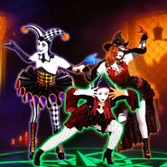 The coach on a post made by the French Just Dance Instagram account to celebrate Halloween 2023 (along with the Iluquim and Felicia)[7]