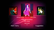 Kids in America no menu do Just Dance
