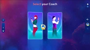 Just Dance 2024 Edition coach selection screen