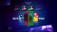 Just Dance 2014 coach selection screen (Classic, camera)