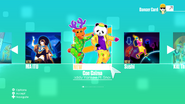 Con Calma on the Just Dance 2020 menu (Wii)