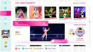 Fun on the Just Dance 2020 menu