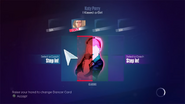 Just Dance 2014 coach selection screen (camera)