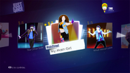 My Main Girl on the Just Dance 2014 menu