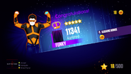 Just Dance 2014 scoring screen (Mashup)