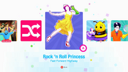 Rock ‘n Roll Princess on the Just Dance 2021 menu (Kids Mode)