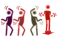 Pictogram error 3 (P1's shake emblem is red instead of purple)