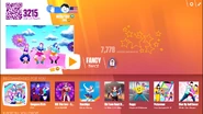 FANCY on the Just Dance Now menu (2017 update, computer)