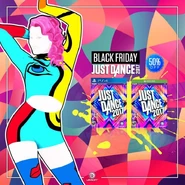 The coach on a Black Friday promotion for Just Dance 2017
