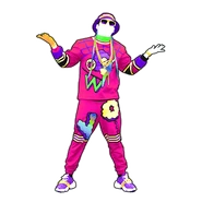 Crayon on the 舞力全开 boot screen