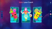 Just Dance 2024 Edition coach selection screen
