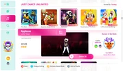 Applause on the Just Dance 2020 menu