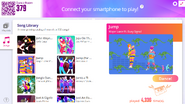 Jump on the Just Dance Now menu (updated, computer)