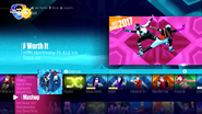 Mashup on the Just Dance 2017 menu