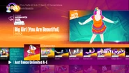 Big Girl (You Are Beautiful) on the Just Dance 2017 menu