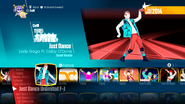 Just Dance (Sweat Version) on the Just Dance 2018 menu