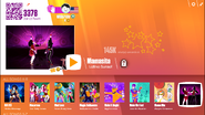 Mamasita on the Just Dance Now menu (2017 update, computer)