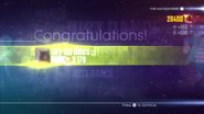 Just Dance 2016 scoring screen