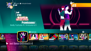 Promiscuous on the Just Dance 2018 menu