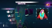 Just Dance 2015 routine selection screen