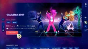 Menu de informações do Just Dance 2024 Edition