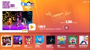 I Like It on the Just Dance Now menu (2017 update, computer)