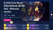 Just Dance 2023 Edition info screen