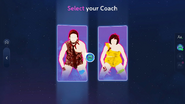 Just Dance 2023 Edition coach selection screen