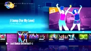 Jump (For My Love) on the Just Dance 2017 menu