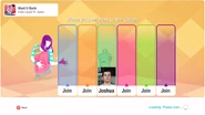 Just Dance 2020 coach selection screen (camera)