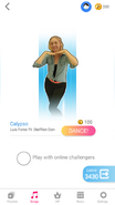 Just Dance Now coach selection screen (Community Remix, phone)