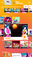 Hot Stuff on the Just Dance Now menu (2017 update, phone)
