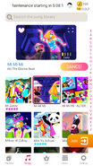 Mi Mi Mi on the Just Dance Now menu (2020 update, phone)